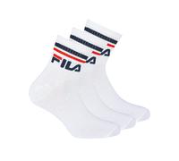 Fila Unisexe Chaussettes,3 Paire Quart - Chaussettes Courtes,Sport,Logo-Bund,Uni