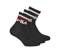 Fila Unisexe Chaussettes,3 Paire Quart - Chaussettes Courtes,Sport,Logo-Bund,Uni