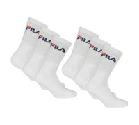 Fila Unisexe Chaussettes 6 Paire - de Tennis,Ras Du Cou Chaussettes Éponge Sport