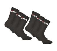 Fila Unisexe Chaussettes 6 Paire - de Tennis,Ras Du Cou Chaussettes Éponge Sport