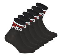 Fila Unisexe Chaussettes,6 Paire Quart - Chaussettes Courtes,Sport,Logo-Bund,Uni