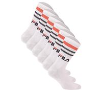 Fila Unisexe Chaussettes 6 Paire - Rue , Sport, Lifestyle, Lot, Rayures, 35