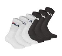 Fila Unisexe Chaussettes, 6er Paquet - Crew Éponge, Tennis, Sport (2x 3 Paire)