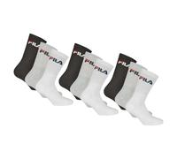 Fila Unisexe Chaussettes 9 Paire - de Tennis,Ras Du Cou Chaussettes Éponge Sport