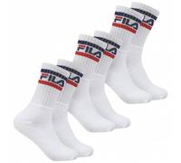 FILA Unisexe Chaussettes de sport "Falk" 3 paires blanc FS24T001-100-Blanc Taille:41-46