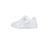 FILA Ventosa Velcro Kids Basket, White, 29 EU
