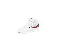 Fila Vulc 13 Mid Plus Chaussures de Marche pour Homme, Blanc (Blanc/Bleu Marine/Rouge), 41.5 EU