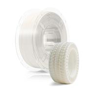 FilaBees Filament TPU blanc de 1,75 mm, filament souple 95A pour imprimante 3D, haute dureté et résistance, matériau adhésif doux, élastique, filament flexible de 1 kg, TPU blanc