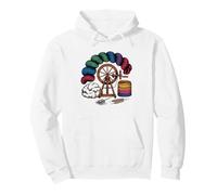 Filage La Main Alpaga Fil Art Textile Rouet Sweat à Capuche