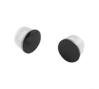 Filaire Bleu pour Casque Flat Head 14.2mm Carbone-Titane | Pour Hifi pour écouteurs à tête plate en bleu, 14,2 mm en carbone titane son détaillé (2 pièces)