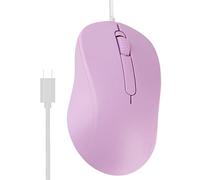 Filaire - Sans fil silencieux avec suivi fluide, accessoire informatique pour bureau, maison, école, postes de travail, Plug Play, finition noire, productivité, léger, améliore le confort, 10,2 cm