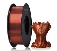Filament 1.75mm, TINMORRY Filament pour imprimante 3D,1KG,1bobine (I- Silk Copper, Acide polylactique)