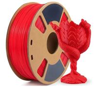 Filament 1.75mm-UV/Pluie/Chaleur Degré Filament 3D Durable, Sans Odeur et struction ée-Parfait pour les Pièces Mécaniques Fonctionnelles Extérieures 1kg--ASA Red