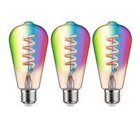 Filament 230 V Smart Home Zigbee 3.0 Ampoules LED ST64 E27 3x470lm 3x6,3W RGBW+ gradable Doré