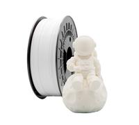 Filament 3D PLA MATTE - Diamètre 1.75mm - Bobine 1kg - Couleur blanche