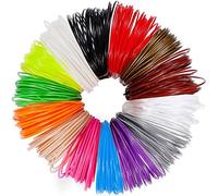 Filament 3D Stylo PLA 3D stylo filament 20 couleurs 1,75 mm 5 mètres (16,4 ft) chaque couleur Convient à la plupart des 3D Stylos e 3D Imprimantes Matériaux d'impression 3D pour le stylo 3D