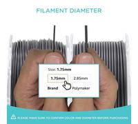 Filament Abs Blanc De 1,75 Mm, Bobine En Carton Abs Résistant À La Chaleur, Filament Polylite Abs 3D De 1,75 Mm, Filament Blanc De 1,75 Mm[PLA9182181]
