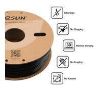 Filament Asa 1.75Mm, Filament D`Impression Résistant Aux Intempéries Pour Pièces Fonctionnelles Extérieures, 1Kg Par Bobine, 2 Bobines Pour Imprimantes 3D, Noir[PLA9180294]