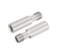 Filament CR10 en cuivre et Acier Inoxydable, 2 pièces, Gorge entièrement métallique, 1.75MM, Compatible avec l'imprimante 3D CR-10 Ender3 Ender5 Hotend(Blue)