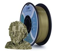 Filament de imprimante 3D ZIRO série PLA PRO métal 1,75 1 kg (2,2 lb), précision dimensionnelle +/- 0,03 mm，Bronze