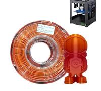Filament de soie 1.75,Filament d'imprimante - Filament multicolore à changement de couleur rapide,Consommables d'imprimante Filament pour impression deux couleurs, deux couleurs pour la plupart p