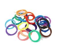 Filament de stylo d'impression 3D PCL 1,75 mm, recharge de stylo 3D basse température, consommables pour enfants, artisanat, peinture, 20 couleurs vives, matériau sûr et