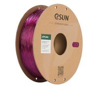 Filament d'impression 3D eSUN TPU-95A 1.75mm, Violet Transparent, 1KG (2.2 LBS), Flexible, Résistant à l'usure, Résistant aux intempéries, Compatible avec la plupart des imprimantes 3D