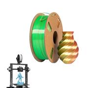 Filament d'impression tricolore, paquet de filaments 1 kg | Lot de filaments d'impression de 1,75 mm, accessoires pour imprimantes, filament qui ne s'emmêle pas pour l'impression