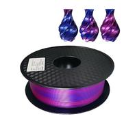 Filament d'imprimante 3D Double couleur, PLA 250g bicolore 1.75mm for matériel d'impression en soie bicolore rouge-bleu noir-rouge magique 3D Matériaux d'impression 3D en filament(Blue purple-250g)