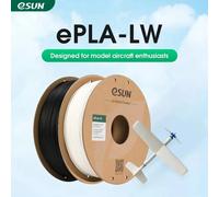 Filament d'imprimante 3D eSUN PLA-LW 1.75mm 1KG 2.2LBS Filament d'impression 3D matériau en mousse léger pour avion d'imprimante 3D 1.75mm Noir
