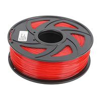 Filament d'imprimante 3D PLA rouge 1.75mm brillant, matériel facile à imprimer pour la décoration de la maison, jouets et cadeaux 1KG