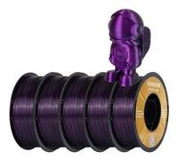 Filament d'imprimante 3D, PLA soyeux, double couleur, Rose noire en soie rouge
