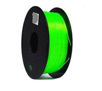 Filament d'imprimante 3D souple et élastique en TPU 95A, 10 couleurs transparentes, matériau plastique de 1,75 mm, consommables d'impression 3D, filaments élastiques(95A Transparent Green,200g)
