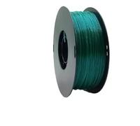 Filament d'imprimante 3D souple et élastique en TPU 95A, 10 couleurs transparentes, matériau plastique de 1,75 mm, consommables d'impression 3D, filaments élastiques(95A Transparent dark green,1KG)