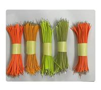 Filament flexible LED, 3v 50-Pcs 2700K Rouge, Vert Bleu, 360 Global Luminous, Filament LED, accessoires de lampe diode Edison, accessoires de lampe pour modélisation artistique DIY (130MM/Bleu)