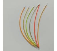 Filament flexible LED, 3v 95mm 6-pièces couleurs mixtes, lumineuse globale 360, accessoires de lampe diode Edison à filament LED, accessoires pour lampes de modélisation DIY Art (95MM-6PCS/Violet)