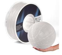 Filament flexible SainSmart PEBA 90A à rebond élevé, 1 kg, Super TPU avec rebond élevé de 78%, 20% plus léger et impression deux fois plus rapide, résistance à base de nylon, 1,75 mm, blanc