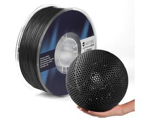 Filament flexible SainSmart PEBA 90A à rebond élevé, 1 kg, Super TPU avec rebond élevé de 78%, 20% plus léger et impression deux fois plus rapide, résistance à base de nylon, 1,75 mm, noir