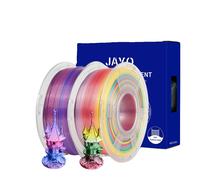 Filament JAYO Silk PLA, 1,75 mm de diamètre, écologique et très résistant , SILK mélange arc-en-ciel