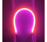 Filament LED flexible pour ampoule rétro Edison,pièces de lampe à filament COB,lampe décorative bricolage,130mm,300mm,3V - Type Pink-300mm DC3V 10pcs