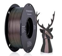 Filament PETG 1,75 mm, filament d'imprimante 3D TINMORRY Rapid PETG, compatible avec imprimante 3D Bambu FDM, 1 kg, 1 bobine, Or violet