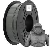 Filament PETG 1,75 mm Rouge 1 kg Matériau d'impression 3D de haute précision avec une précision dimensionnelle de 0,02 mm Compatible avec les imprimantes 3D Neptune 2 Neptune 3 et (Noire)