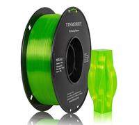 Filament PETG 1.75mm, TINMORRY Rapide PETG-Eco Filament d'impression 3D, Compatible avec la plupart des imprimantes 3D FDM, 1 KG 1 bobine, Transparent Vert