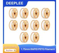 Filament PETG DEEPLEE 10KG à séchage rapide 1,75 mm pour Neptune 4 Plus/Max, haute résistance aux chocs, filament PETG pour impression 3D 10KG Green 5kg