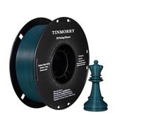 Filament PETG en fibre de carbone de 1,75 mm, matériaux d'impression 3D TINMORRY compatible avec imprimante 3D Bambu Lab FDM, 1 bobine de 1 kg, vert paon
