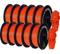 Filament PETG Geeetech, 10 kg de matériau durable, diamètre 1,75 mm, faible rétraction, orange