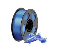 Filament PETG PLA transparent multicolore for imprimante 3D Kobra 3 Combo S1C FDM, diamètre 1,75 mm.(Clear-blue)