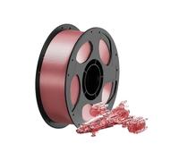 Filament PETG PLA transparent multicolore for imprimante 3D Kobra 3 Combo S1C FDM, diamètre 1,75 mm.(Clear-pink)