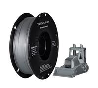Filament PLA 1,75mm avec effet métallique, TINMORRY PLA pour imprimante 3D, 1 kg 1 Bobine, Argent