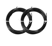 Filament PLA 3D de 1,75 mm de diamètre, compatibles avec la plupart des stylos ou imprimantes 3D, non toxiques, respectueux de l'environnement, couleurs vives, noir, 2 rouleaux